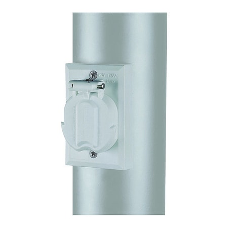 Electric Outlet, 120V, White