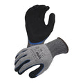 Cut Resistant Work Gloves, Cut Level A4 , Dipped , Nitrile , Sandy-Foam , XS 1 PR