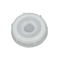 Plastic Pail Lid, White, Round, 2-3/4", PK10