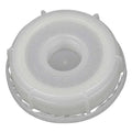 Plastic Pail Lid, Round, White, 2-3/4", PK10