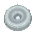 Plastic Pail Lid, Round, White, 2-3/4", PK10