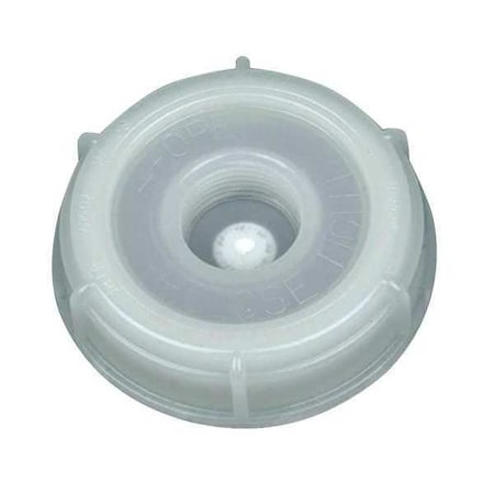 Plastic Pail Lid, Round, White, 2-3/4", PK10