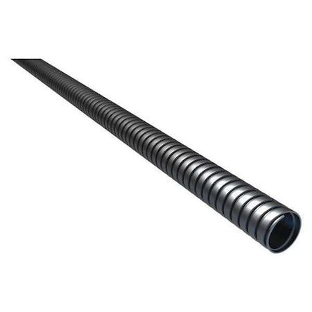 Flexible Metallic Conduit, 3/8 in Trade Size, 25 ft, Steel, Zinc Plated, Gray