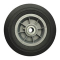 Solid Wheel, Ribbed, 8" Dia., Ball Bearings