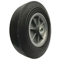 Solid Wheel, Ribbed, 10" Dia., Ball Bearing