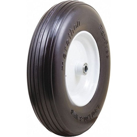 Solid Wheel, Ribbed, 15-1/4" Dia., 3-3/4" W