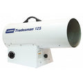 Portable Gas Torpedo Heater, Liquid Propane, Continuous Spark, 70,000 to 125,000 BtuH, 25 1/2 in L