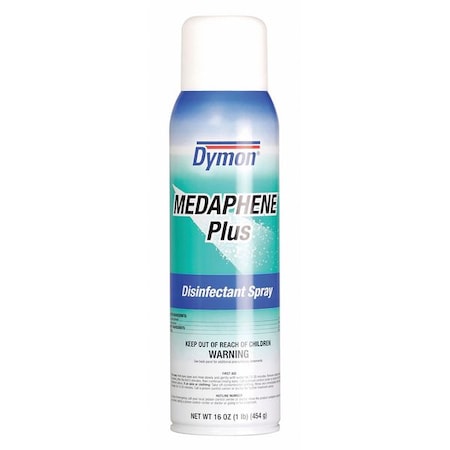 Medaphene Plus Disinfectant Spray, 16 oz, Aerosol Can, Floral