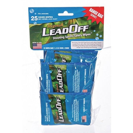 Lead Removing Wipes, Fresh, 8 inL, 5inW, PK4