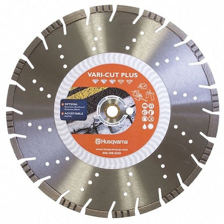 DiamondSawBlade, Diam:20", Thick:0.13"
