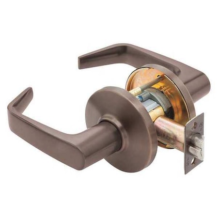 Door Lever Lockset, 2-3/4" Strike Dim