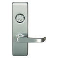 Exit Device Trim, Silver, Overall 12-1/2"W