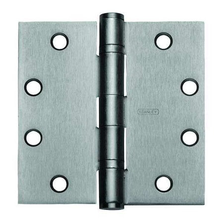 Door and Butt Hinge, Bronze, Full Mortise Mounting, 2 in Leaf W x 4 in Leaf H, Oil Rubbed Bronze