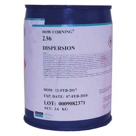Dispersion, 4 kg, Pail, White, Silicone Base, 236