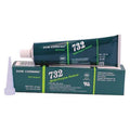 Silicone Sealant, 4 oz, Tube, Black, Silicone Base, 732