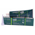 Silicone Sealant, 4 oz, Tube, Clear, Silicone Base, 732