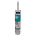 Silicone Adhesive Sealant, 10 oz, Cartridge, White, Silicone Base, 839