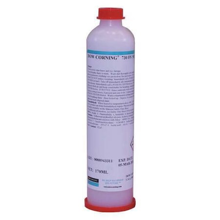 Silicone Sealant, 6 oz, Cartridge, Clear, Silicone Base, 730 FS