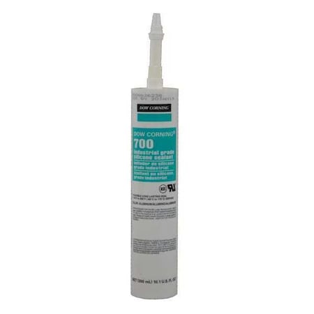 Silicone Sealant, 10 oz, Cartridge, Aluminum Gray, Silicone Base, 700