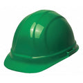 Hard Hat, Omega II, Polyethylene, 6 Point Pinlock, Type 1, Class E, Green