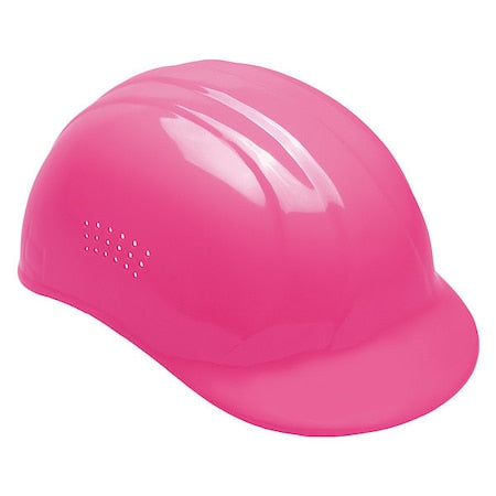 Bump Cap, Front Brim, HDPE, Pinlock Suspension, Hi-Visibility Pink, Fits Hat Size 6-1/2" to 7-3/4"