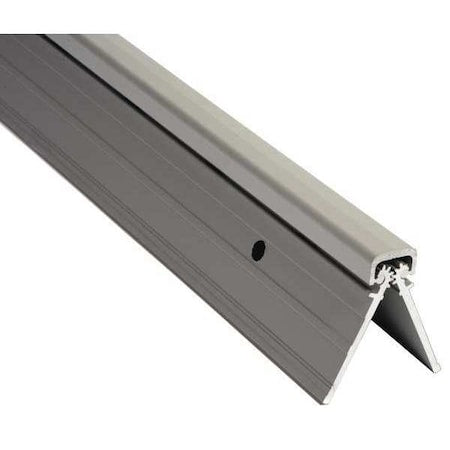 Piano Hinge, Bronze, Concealed Mounting, 1 9/16 in Leaf W x 83 in Leaf H, Anodized Aluminum