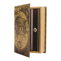 Lock Box,Surface,Single Key,Brown