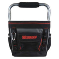 Tool Tote, General Purpose, 5 Pockets, Black, Polyester, 13 Pockets