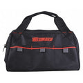 WESTWARD Tool Bag, 3 Outside Pockets, Polyester, Black, 13" W x 9" D x 8" H