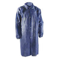 Disposable Lab Coat, Polypropylene, Snaps Closure, Blue, XL, 30 PK