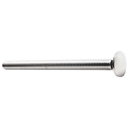 Carriage Bolt, Square Neck, 1/2"-13, 1-1/2 in L, 18-8 Stainless Steel, Not Graded, NL-19(SM), 10 PK
