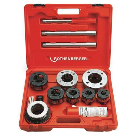 Manual Ratchet Pipe Threader, 1/2" to 2"