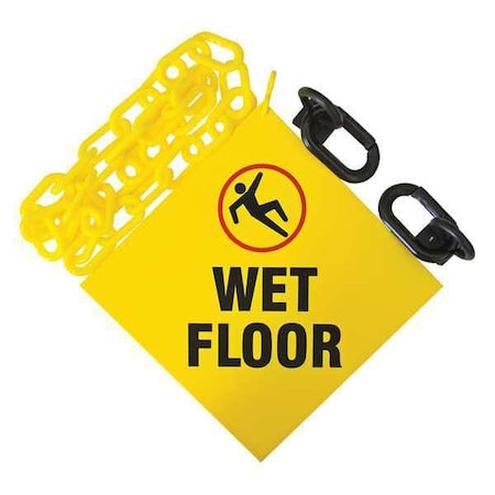 Sign Kit, Size 12 ft., Yellow, 7412WF