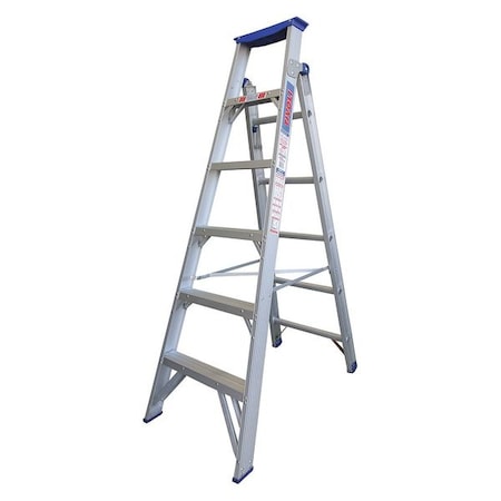 Multipurpose Ladder, Extension Ladder, Stepladder Configuration, 11 ft, Aluminum
