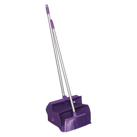 11 in Sweep Face Lobby Broom, Purple
