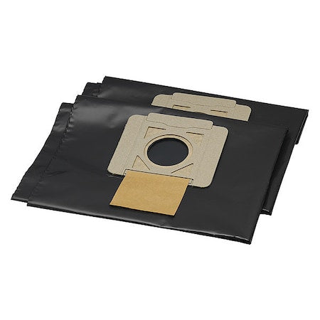 Vacuum Bag, Dry, Disposable, 5 PK