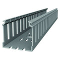 Wiring Duct,Wide Slot Wall,Gray,6 ft. L