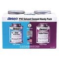 Cement and Primer, Can, 8 oz, Clear; Purple