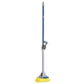 Sponge Wet Mop, Screw On Connection, 9 in Mop Head Width, Yellow, 58MB4