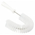 7 7/8 in W Hook Brush, Medium, 5 1/4 in L Handle, 15 1/2 in L Brush, White, Polypropylene