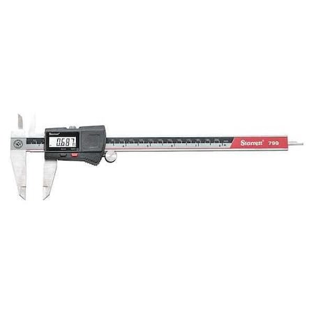 Digital Caliper, 0-8"/0-200mm Range