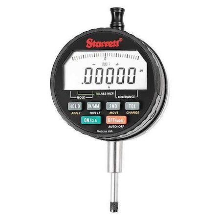 Electronic Indicator, 0.6"/15mm Range