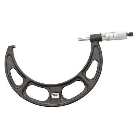 Outside Micrometer, 6 to 7", Knurled Ring