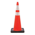 Traffic Cone, PVC, High-Intensity Prismatic, 36 in Height, 15 lb, Orange