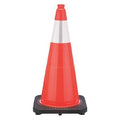 Traffic Cone, PVC, High-Intensity Prismatic, 36 in Height, 10 lb, Orange