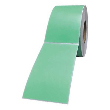 Printer Label, 4 in Label W, 6 in Label H, 1,000 Labels per Roll, Green