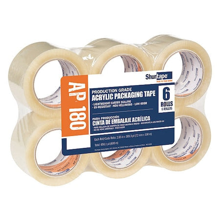 Packaging Tape, 72mm W, 100m L, PK6