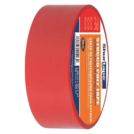 Painter's Tape, Red, 60 yd L, 1-7/8 in W