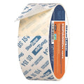 Double Sided Masking Tape, 1 7/8 in W x 25 yd L, 8.5 mil Thick, Tan, Rubber Adhesive