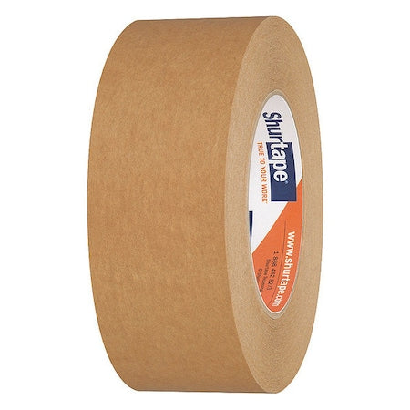 Packaging Tape, 48 mm W x 55 m L, 6.1 mil Thick, Kraft, Rubber Adhesive, 24 PK